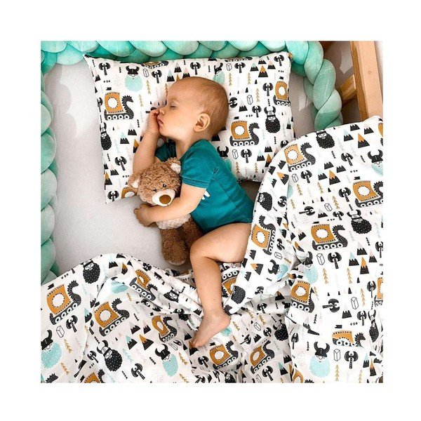 Set per culla bianco Sweet Dreams - Yellow Tipi-image-3