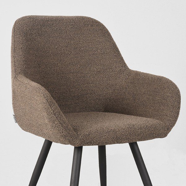 Sedie da pranzo marroni in un set di 2 Fender - LABEL51-image-4