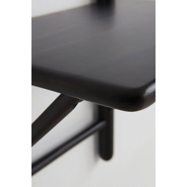 Comodino nero in pino massiccio da parete Nimbus – Jotex-image-2