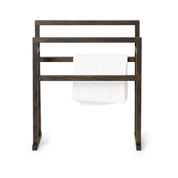 Portasciugamani in rovere Dark Mezza - Wireworks-image-2