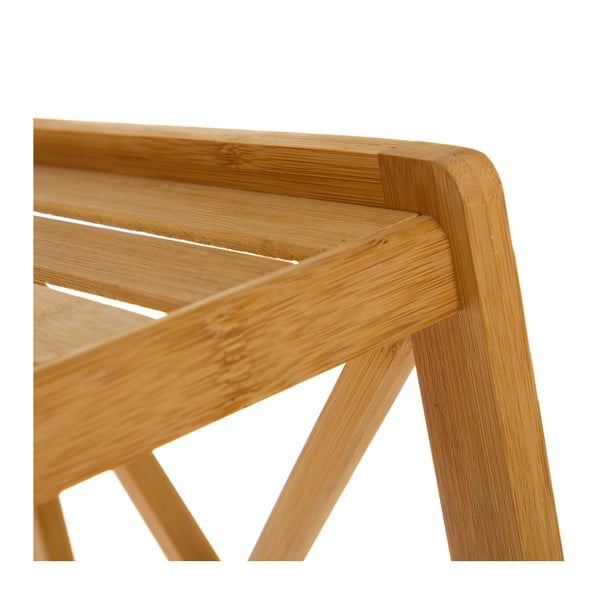 Mensola da bagno in bambù colore naturale 33x119 cm - Casa Selección-image-2