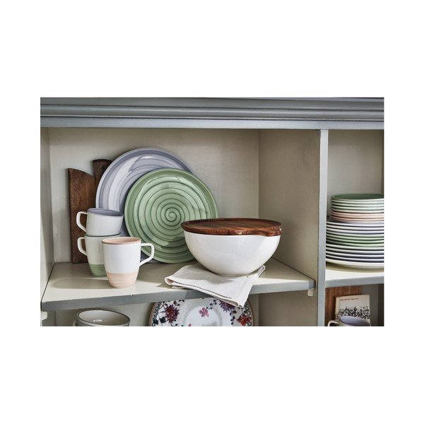 Bílo-zelený porcelánový hrnek Villeroy & Boch Artesano Nature, 0,38 l-image-1