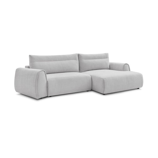 Divano angolare in grigio chiaro Aden – Bobochic Paris-image-3