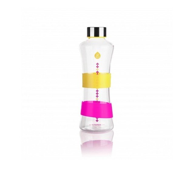 Skleněná lahev Equa CMYK Squeeze Yellow, 0,55 l