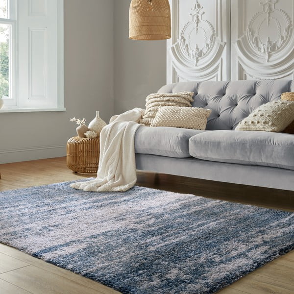 Tappeto blu 200x290 cm Dune Ombre – Flair Rugs-image-1