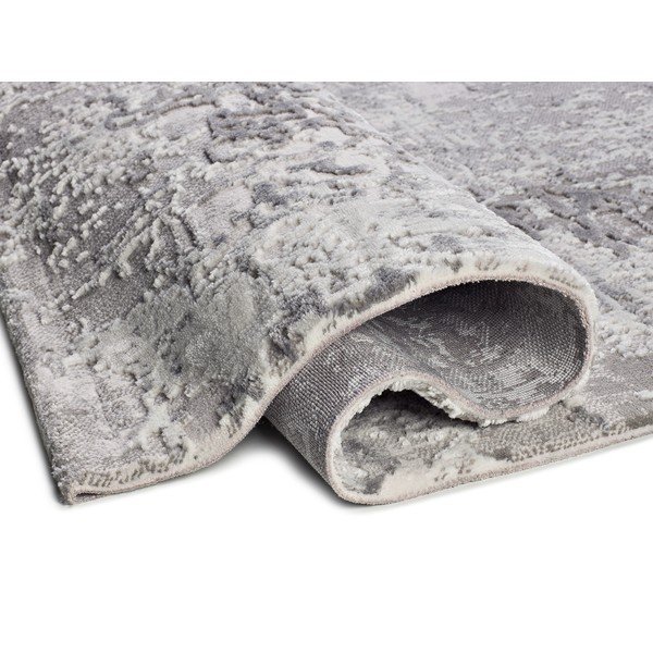 Tappeto grigio chiaro 154x230 cm Oris – Universal-image-3