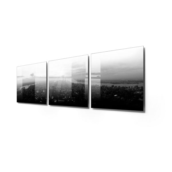 Dipinti in set di 3 pezzi 40x40 cm City - Wallity-image-4