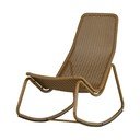 Poltrona da esterno giallo ocra in rattan artificiale Tom – WOOOD