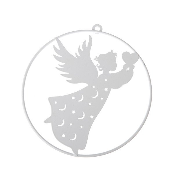 Decorazione in metallo bianco da appendere - Dakls