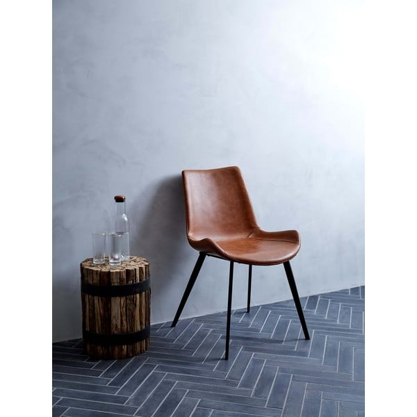 Sedia da pranzo in similpelle marrone DAN-FORM Danimarca Hype - DAN-FORM Denmark-image-1