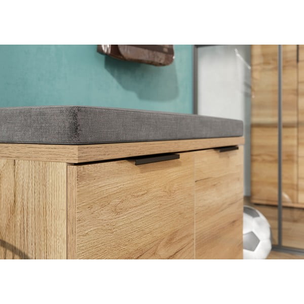 Scarpiera in rovere con panca Fremont - Germania-image-3