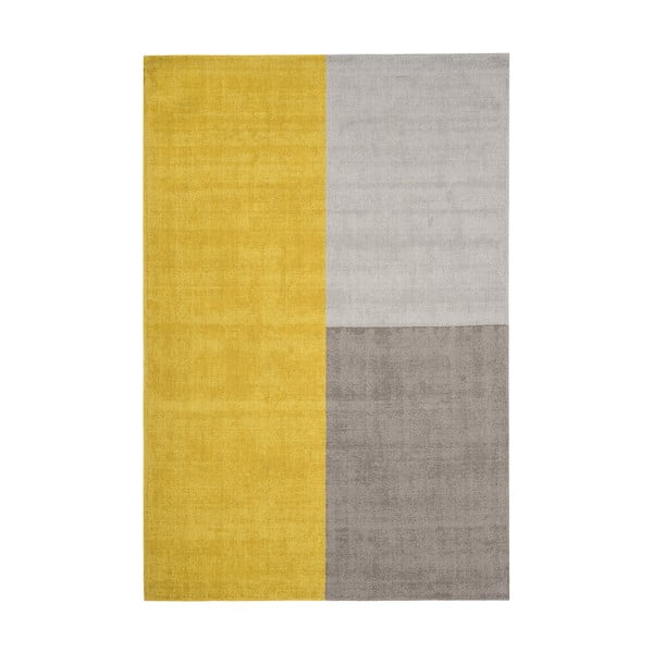 Tappeto giallo-grigio , 160 x 230 cm Blox - Asiatic Carpets