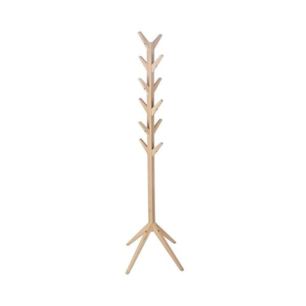 Appendiabiti colore naturale chiaro in rovere massiccio 60x169 cm Daiki – Yes Everyday