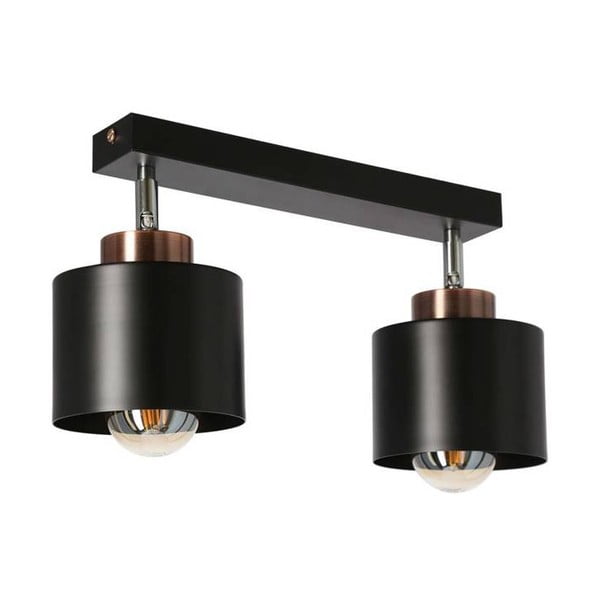 Lampada da soffitto in metallo nero 12x36 cm Olena - Candellux Lighting