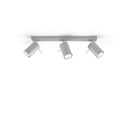 Lampada da soffitto grigia, lunghezza 45 cm Etna - Sollux