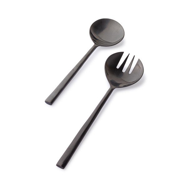 Mestoli da insalata in acciaio inox 2 pz Hestia – Bizzotto-image-1