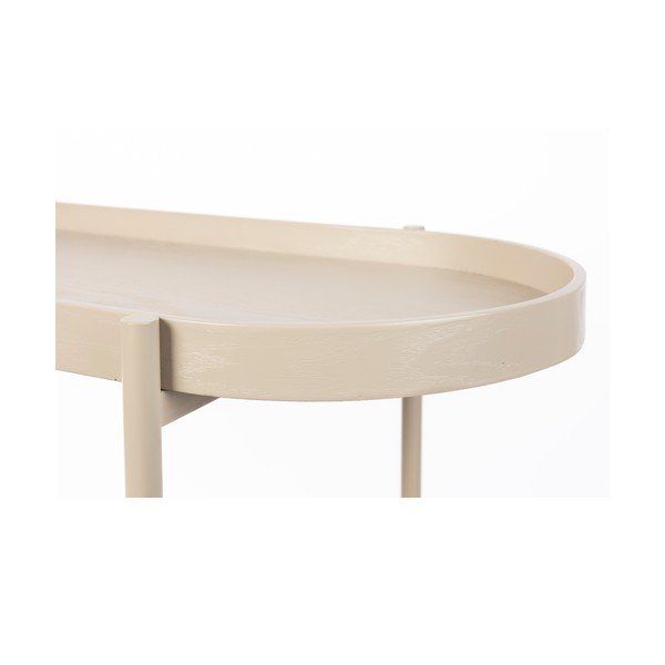 Tavolo consolle beige 39x85 cm Amaya – White Label-image-4