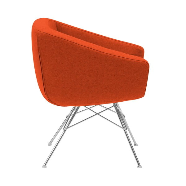 Poltrona arancione Aiko - Softline-image-3
