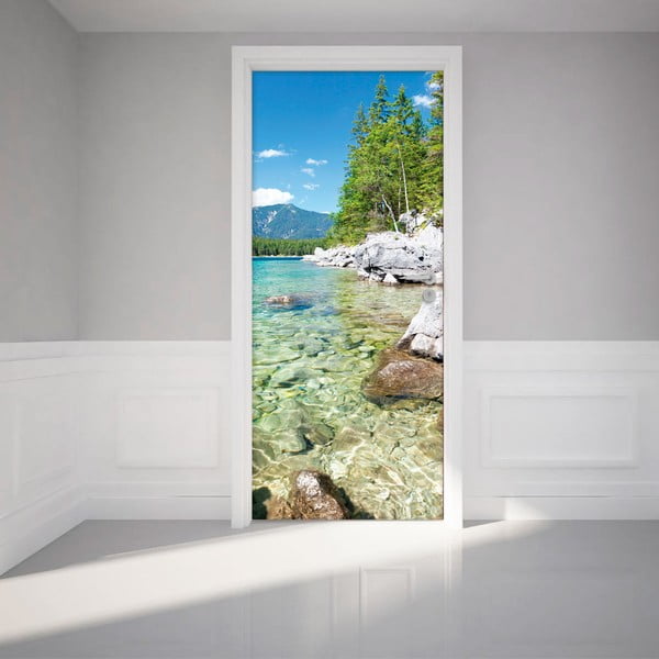 Adesivo per porte Crystal Lake, 83 x 204 cm - Ambiance