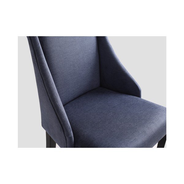 Sedia da pranzo blu scuro con gambe nere Custom Form Venti - CustomForm-image-4