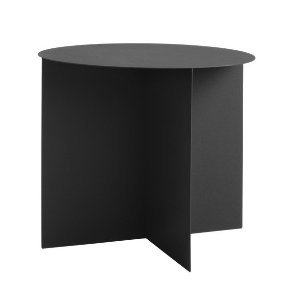 Tavolino nero Custom Form Oli, ⌀ 50 cm - CustomForm