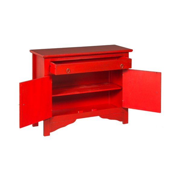 Cassettiera rossa Credenza - Evergreen House-image-4