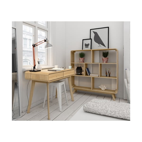 Tavolo da lavoro in rovere 50x120 cm Cassie - Støraa-image-3