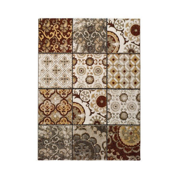 Tappeto marrone e grigio Hydra, 160 x 230 cm - Universal