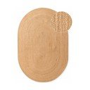 Tappeto di colore naturale in iuta reversibile/tessuto a mano 160x230 cm Braided – Hanse Home