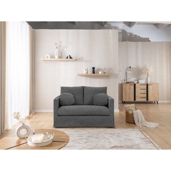 Copridivano grigio scuro a 2 posti Paphos – Ropez-image-2