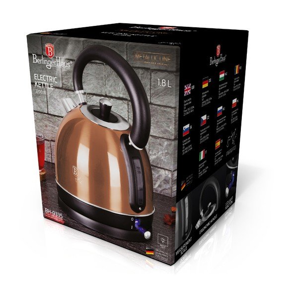 Bollitore 1,8 l Rosegold Metallic Line - BerlingerHaus-image-2