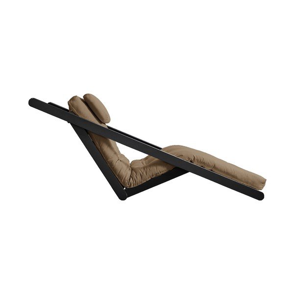 Dvoumístná variabilní lenoška Karup Design Figo Black/Mocca-image-4
