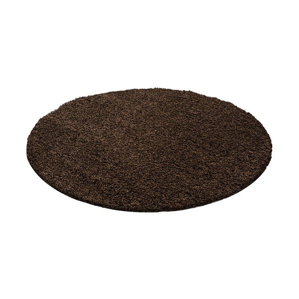Tappeto rotondo marrone scuro ø 120 cm Life – Ayyildiz Carpets