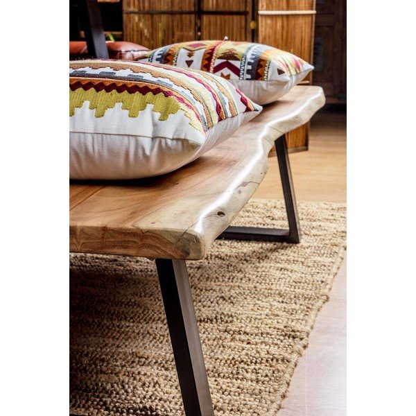 Panchina di colore naturale in legno massiccio Artur – Bizzotto-image-3