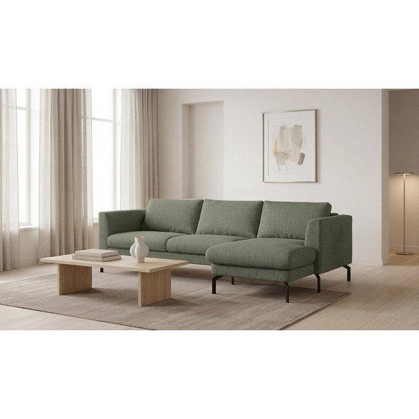 Divano angolare verde scuro (angolo destro) Gomero - Scandic-image-1