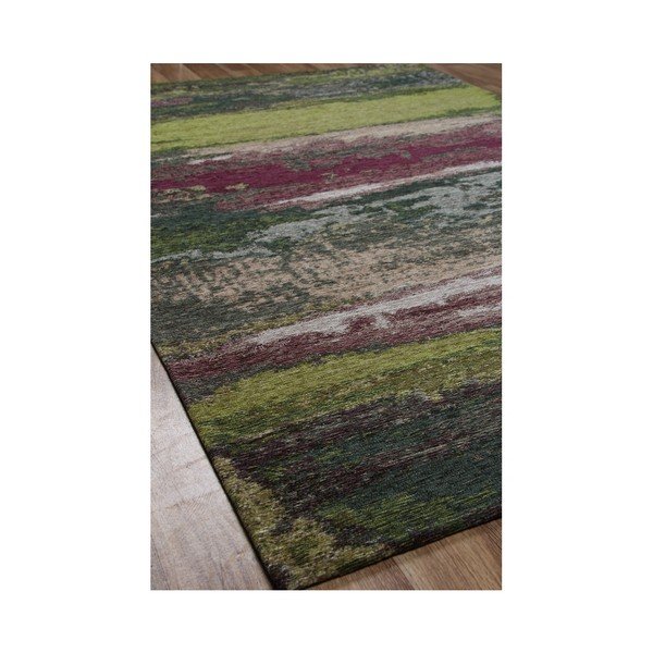 Garida Verde Runner astratto, 80 x 300 cm - Eko Halı-image-1