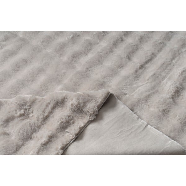 Tappeto color crema rotondo lavabile ø 120 cm Bubbly - Oyo Concept-image-1