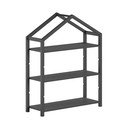 Libreria per bambini color antracite in pino massiccio 111x141x40 cm Dallas – Vipack