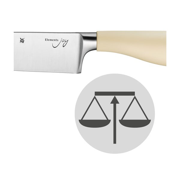 Set di coltelli Cromargan® in acciaio inox con ceppo portacoltelli Joy - WMF-image-1