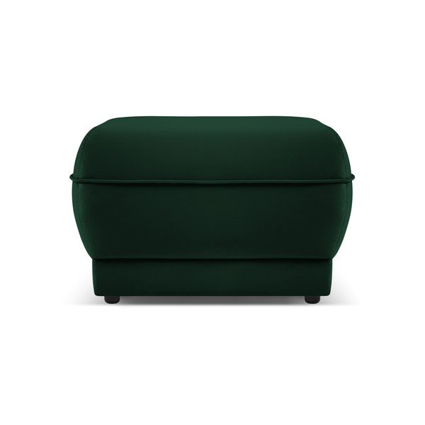 Sgabello in velluto verde Lando - Micadoni Home