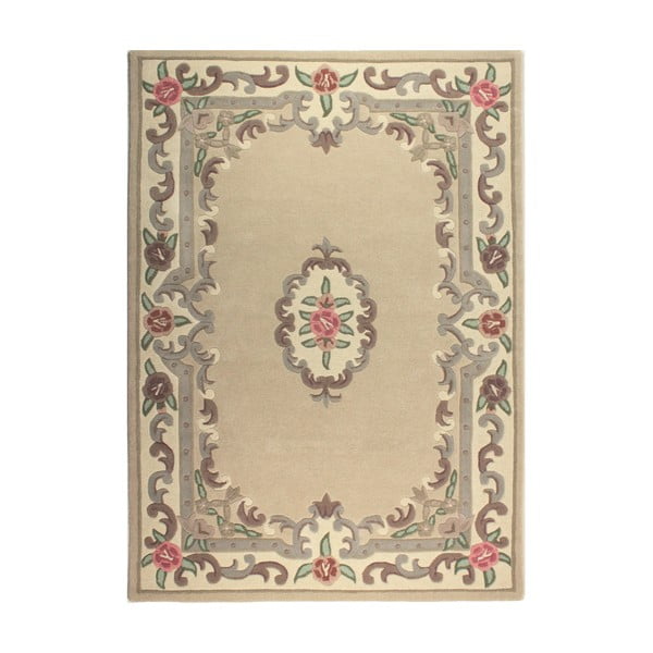 Tappeto in lana marrone 75x150 cm Aubusson - Flair Rugs