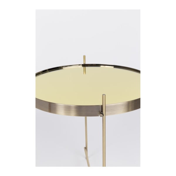 Tavolo pieghevole Cupido in oro, ø 43 cm - Zuiver-image-3