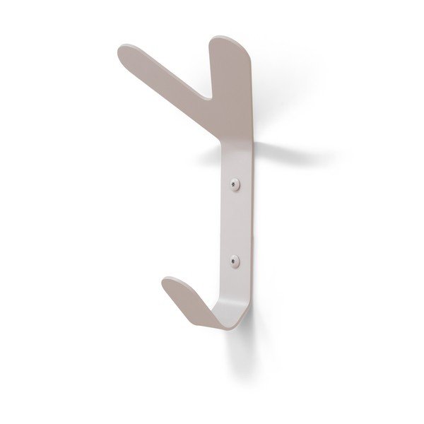 Gancio da parete grigio tortora in acciaio Frondo – Spinder Design