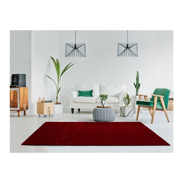 Tappeto rosso scuro Unic Liso Rojo, 65 x 120 cm - Universal-image-2