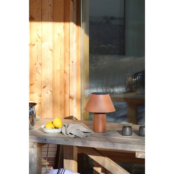 Illuminazione esterna LED con alimentazione a pannelli solari/con ricarica USB con intensità regolabile da tavolo  ø 25 cm Vivo – Markslöjd-image-3