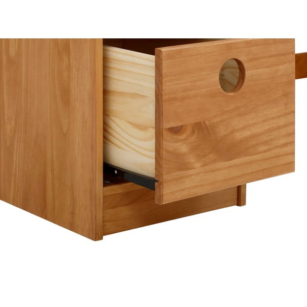 Scrivania in legno di pino 50x100 cm Alpi - Støraa-image-3