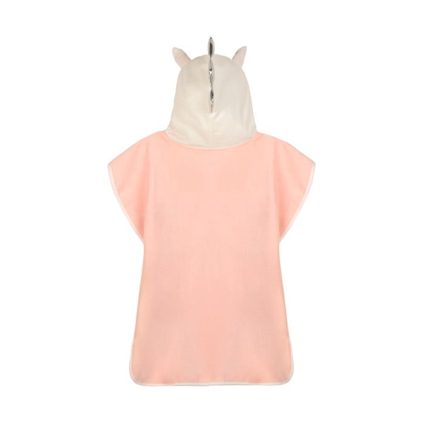 Poncho per bambini rosa in cotone Lola – Good Morning