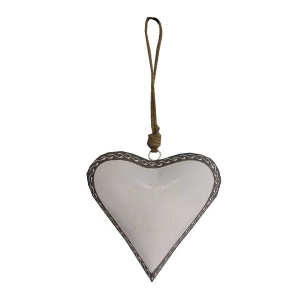 Decorazione da appendere a forma di cuore Light Heart, 20 cm - Antic Line