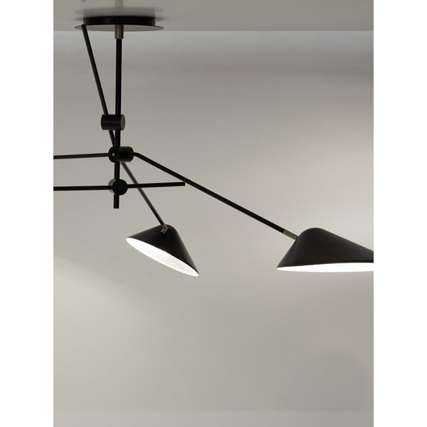 Apparecchio da soffitto nero Neron - Westwing Collection-image-1