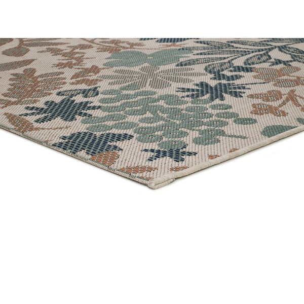Tappeto da esterno beige-verde Floral, 155 x 230 cm Lucca - Universal-image-2